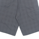 DICKIES Mens Workwear Shorts Grey Check M W30
