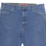 DICKIES FLEX Cut Off Mens Denim Shorts Blue 2XL W40