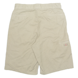DICKIES Mens Workwear Shorts Beige L W36