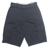 DICKIES Mens Workwear Shorts Black Loose M W30
