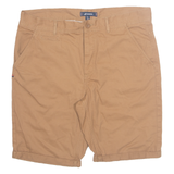KANGOL Mens Chino Shorts Brown L W38