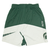 NIKE Michigan State Spartans Mens Sports Shorts Green M W30