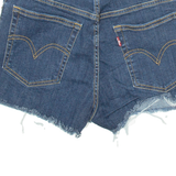 LEVI'S Womens Denim Shorts Blue S W27