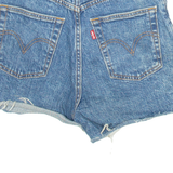 LEVI'S Premium Womens Denim Shorts Blue XXS W24