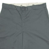 DICKIES Mens Workwear Shorts Grey Loose 2XL W44