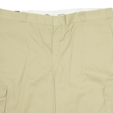 DICKIES Mens Workwear Shorts Brown Loose 2XL W50