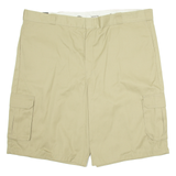 DICKIES Mens Workwear Shorts Brown Loose 2XL W50