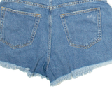 PULL & BEAR Womens Denim Shorts Blue M W32