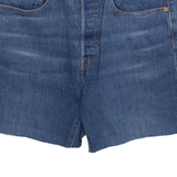 LEVI'S Cut Off Womens Denim Shorts Blue M W28