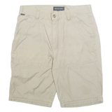 BIAGGINI Mens Workwear Shorts Beige 2XL W32