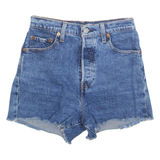LEVI'S Cut Off Womens Denim Shorts Blue M W26
