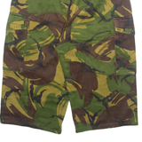 Mens Cargo Shorts Green Camouflage M W28