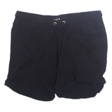 CHICOREE Womens Casual Shorts Black M W30