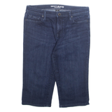 DKNY Mens Pedal Pushers Shorts Blue S W30