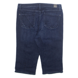 DKNY Mens Pedal Pushers Shorts Blue S W30