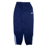 ADIDAS Mens Track Pants Blue Tapered M W28 L31