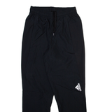 ADIDAS Mens Track Pants Black Tapered S W26 L28
