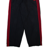ADIDAS Womens Track Pants Black Tapered L W22 L27