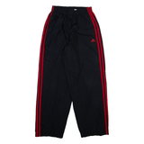 ADIDAS Womens Track Pants Black Tapered L W22 L27