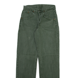 BONAVENTURE Womens Jeans Green Regular Straight W28 L33