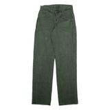 BONAVENTURE Womens Jeans Green Regular Straight W28 L33
