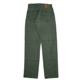 BONAVENTURE Womens Jeans Green Regular Straight W28 L33