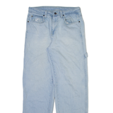 KARL KANI Carpenter Womens Jeans Blue Relaxed Straight W30 L31