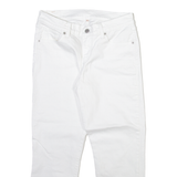 LEVI'S Womens Jeans White Slim Straight W26 L25
