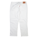 LEVI'S Womens Jeans White Slim Straight W26 L25