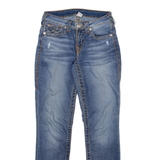 TRUE RELIGION Womens Jeans Blue Slim Tapered Stone Wash W26 L30