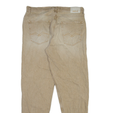 REPLAY Mens Jeans Beige Regular Tapered Stone Wash W32 L32