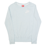 NIKE Mens T-Shirt Blue Long Sleeve XS