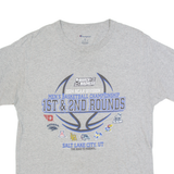 CHAMPION Mens Basketball Championship 2024 Mens T-Shirt Grey USA M