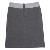 LAURA ASHLEY Womens Straight Skirt Grey Knee Length UK 12