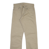 LEVI'S 514 Mens Trousers Beige Slim Straight W28 L32