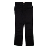 LEVI'S 505 Womens Trousers Black Regular Straight W33 L33