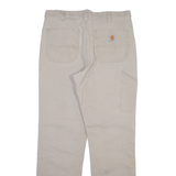 CARHARTT Mens Trousers Beige Relaxed Straight W34 L32