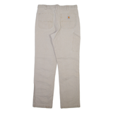 CARHARTT Mens Trousers Beige Relaxed Straight W34 L32