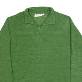 MOUNTAIN WAREHOUSE Mens Fleece Green 1/4 Zip L