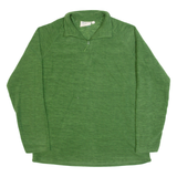 MOUNTAIN WAREHOUSE Mens Fleece Green 1/4 Zip L