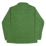 MOUNTAIN WAREHOUSE Mens Fleece Green 1/4 Zip L