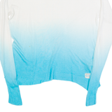 SUPERDRY Ombre Womens Jumper Blue Tight Knit M
