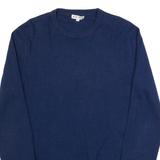 REISS Mens Jumper Blue Tight Knit Wool M