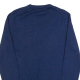 REISS Mens Jumper Blue Tight Knit Wool M
