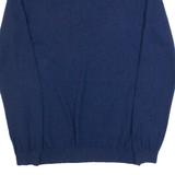 REISS Mens Jumper Blue Tight Knit Wool M
