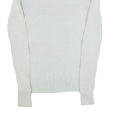 REISS Womens Jumper Blue Tight Knit XS