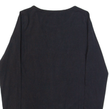 SUPERDRY Womens Bodysuit Black Long Sleeve S