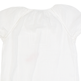 FAT FACE Womens Top White V-Neck UK 12