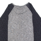 SUPERDRY Womens Top Grey 3/4 Sleeve M