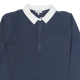 LAURA ASHLEY Womens Top Blue Collared 3/4 Sleeve UK 16